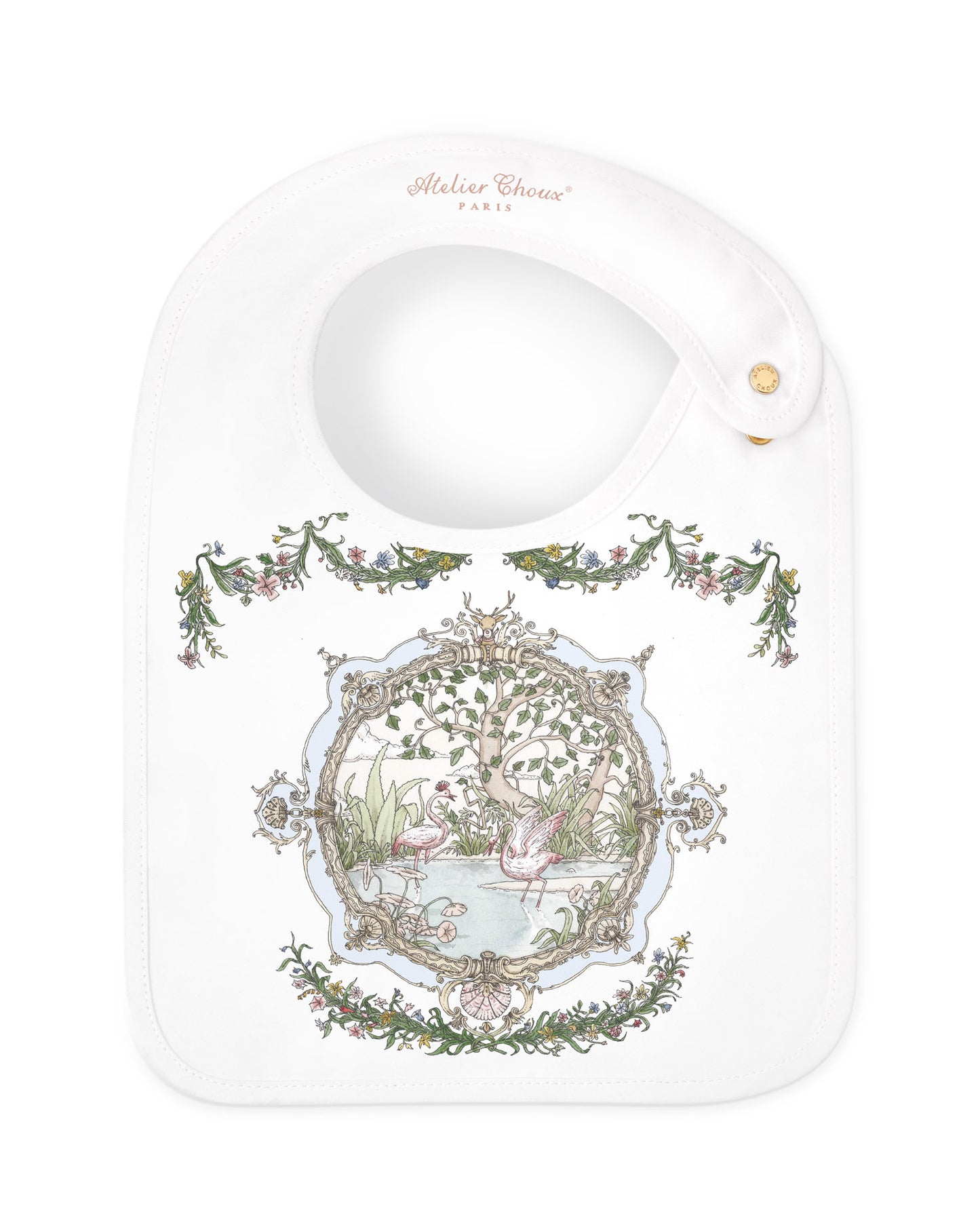 Atelier Choux Paris: Satin Bib Tapestry