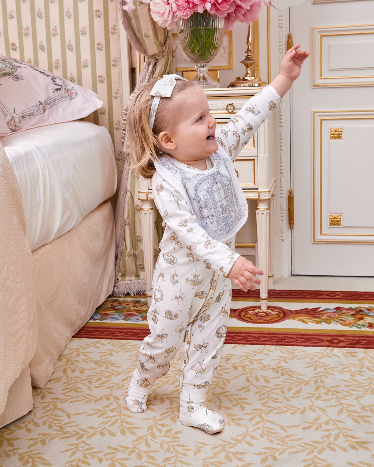Atelier Choux Paris: Satin bib - Chateau Choux