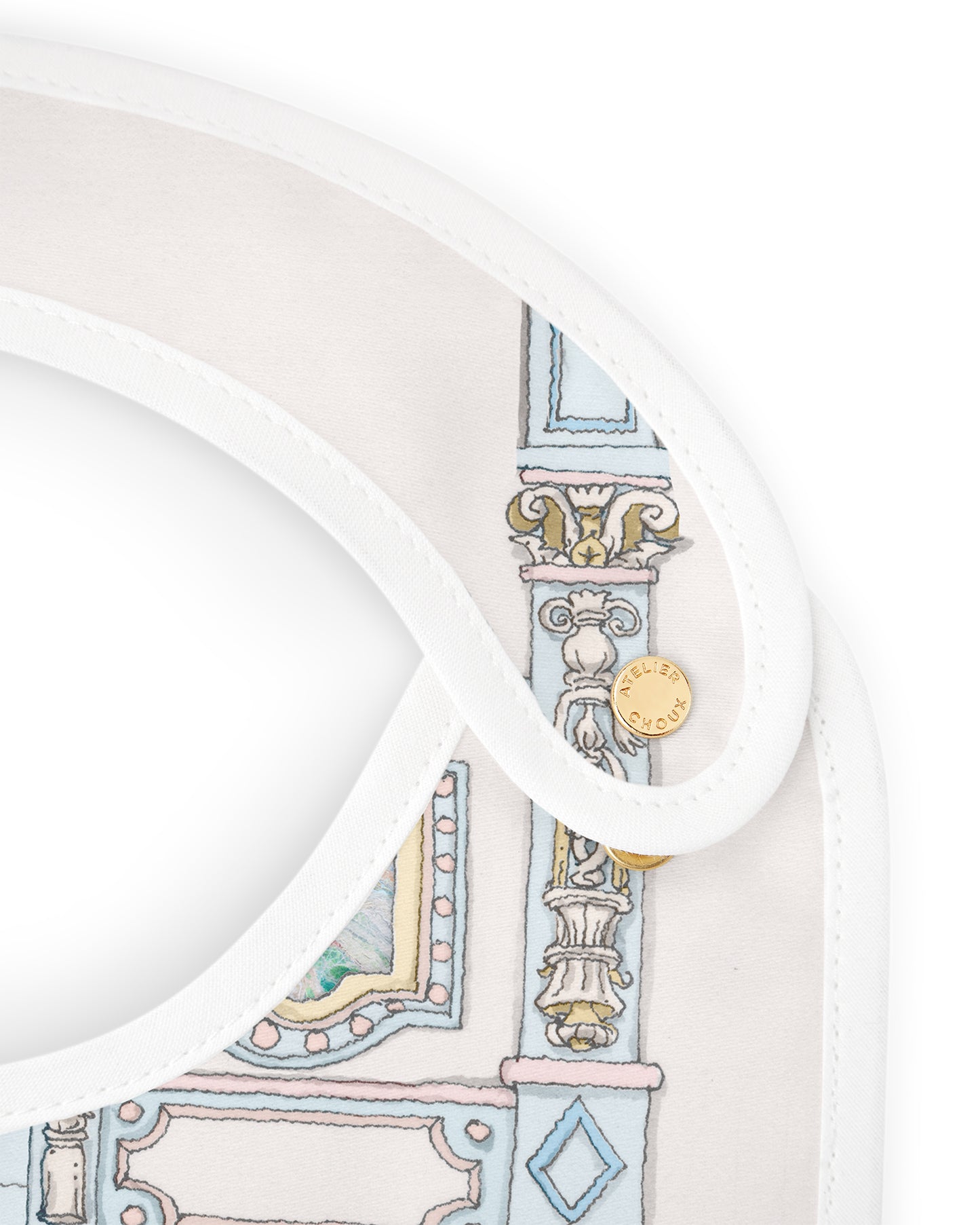 Atelier Choux Paris: Satin bib - Chateau Choux