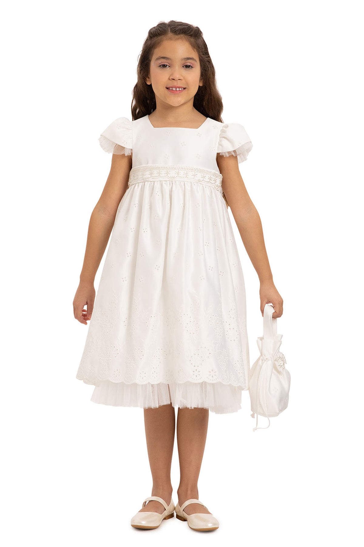 Sofia Baby Flower Girl Ivory Dress