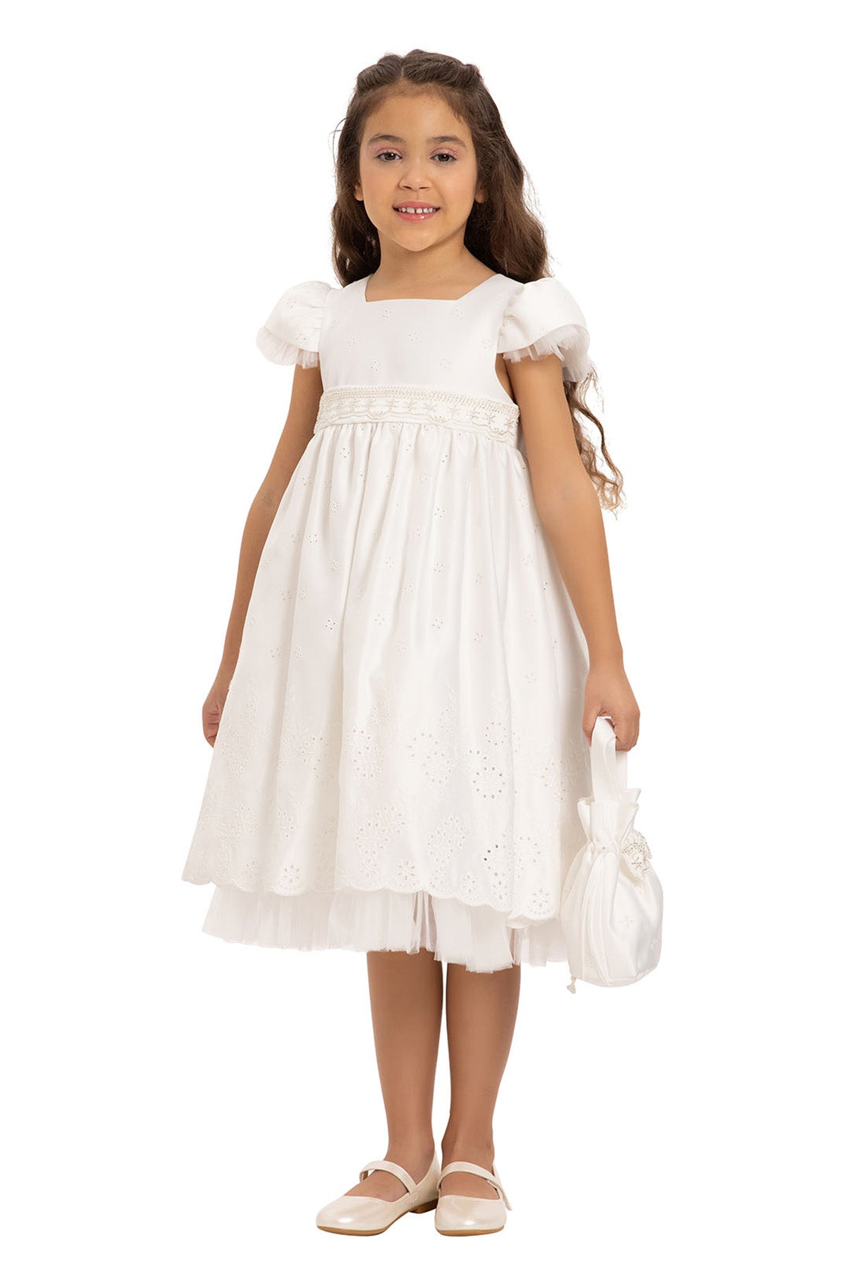 Sofia Baby Flower Girl Ivory Dress