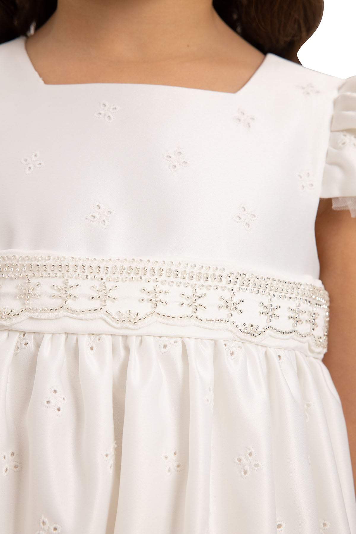 Sofia Baby Flower Girl Ivory Dress