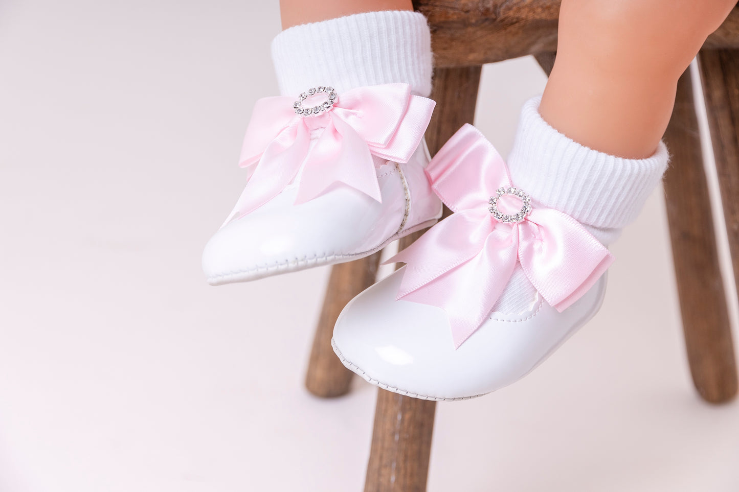 Diamante Patent Pre-Walker Shoes