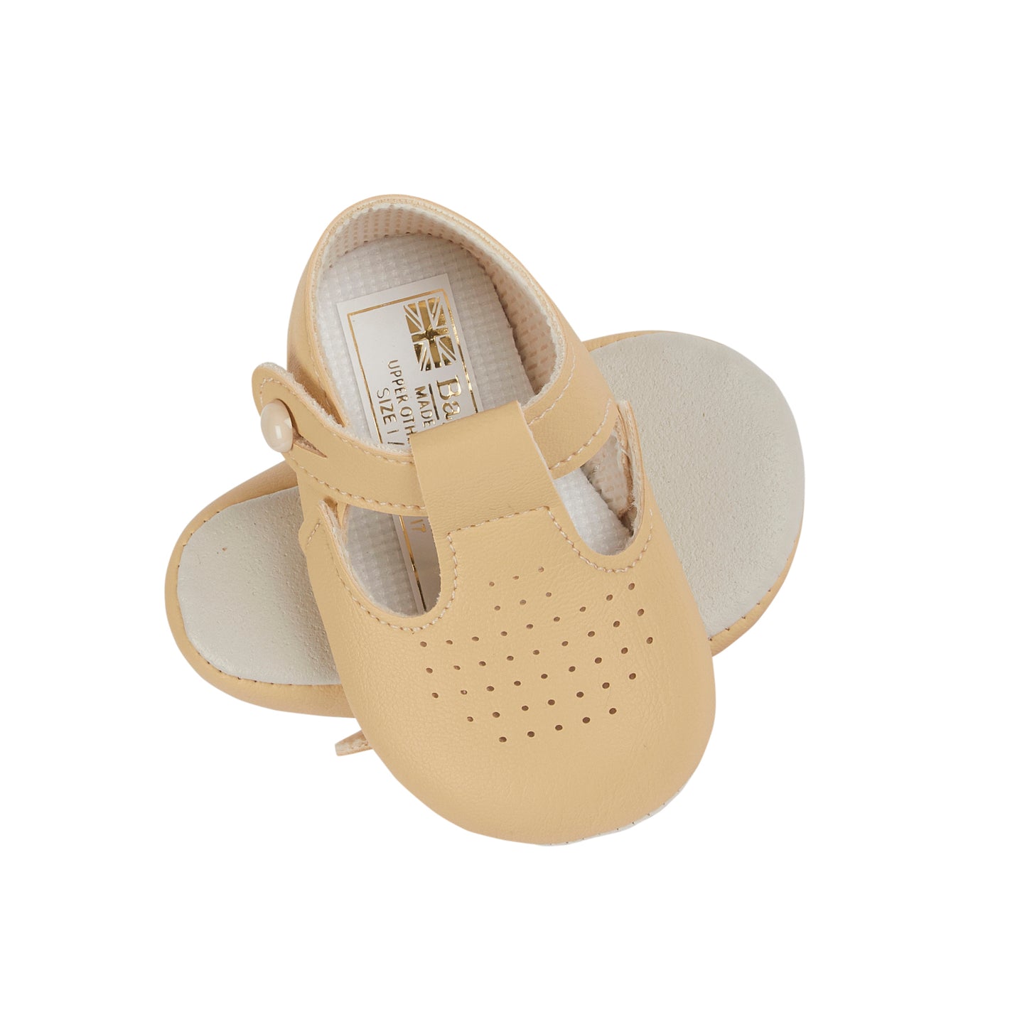 T-Bar Pre Walker Shoes- Brown