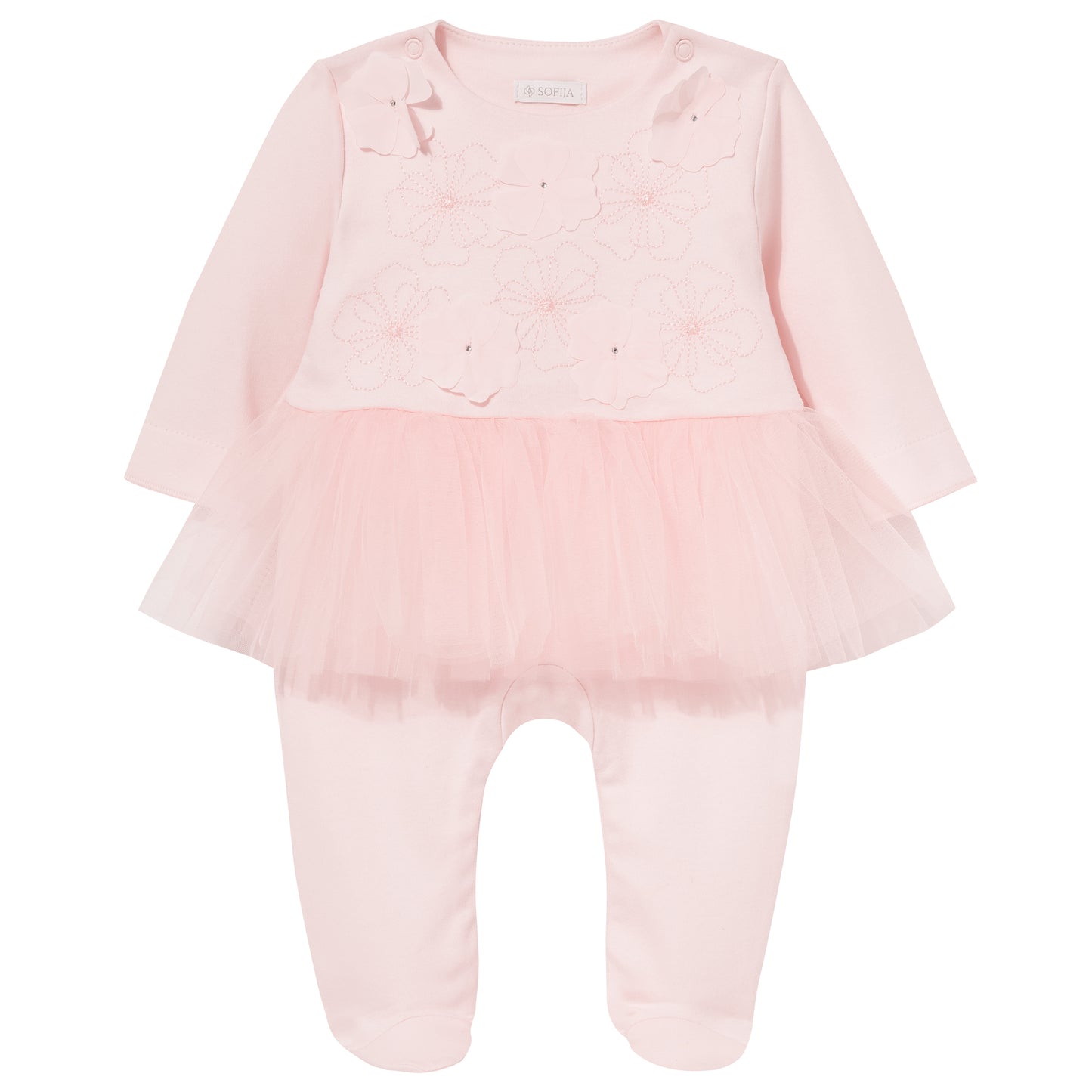 Luxury Collection: Babygrow with tulle "CARLA"