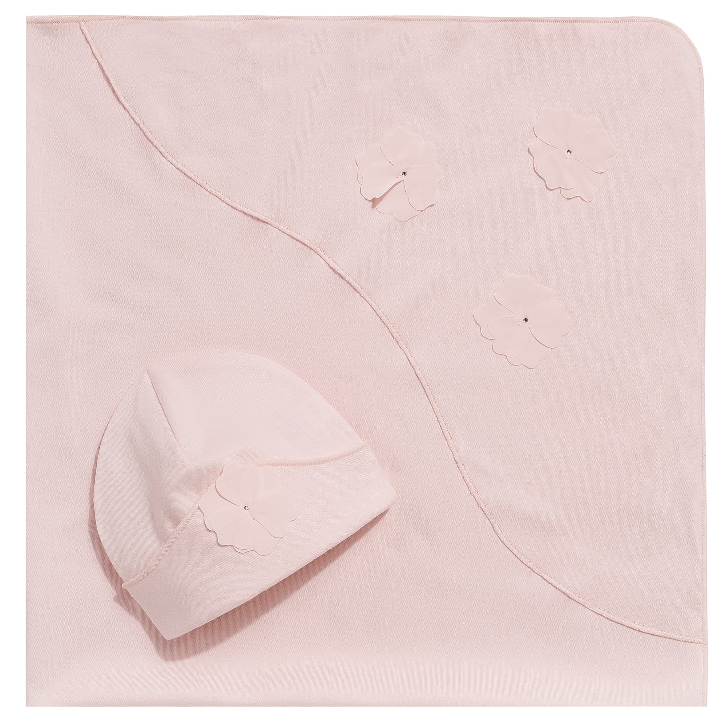 Luxury Swaddle & Hat set "CARLA"