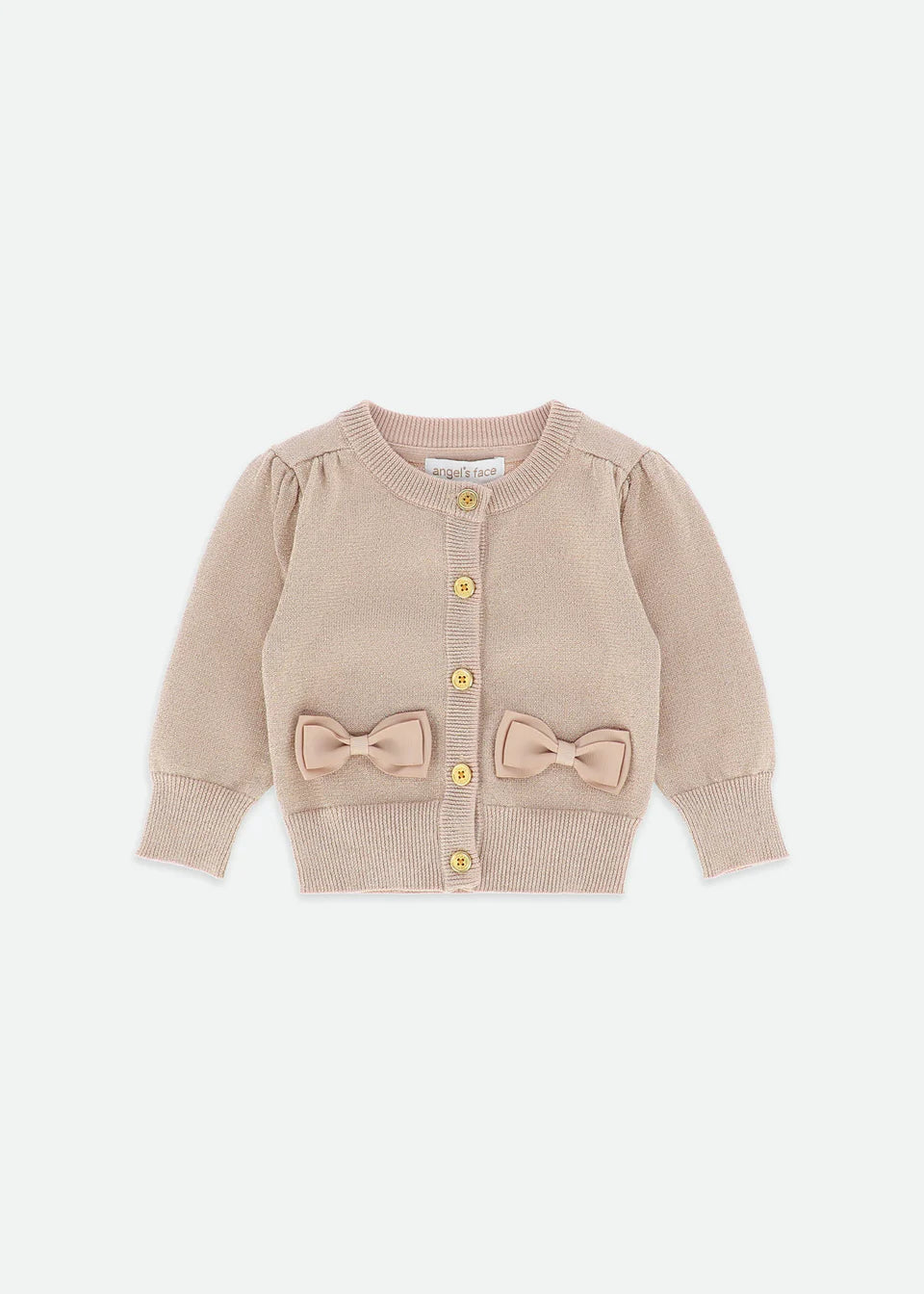 Angel's Face: NIKKI METALLIC BABY CARDIGAN GOLD