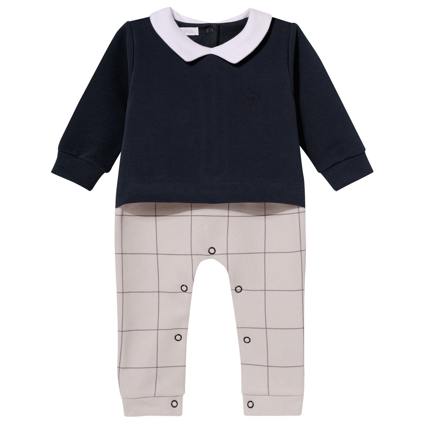 Luxury collection: Babygrow "SAMUEL" Grey