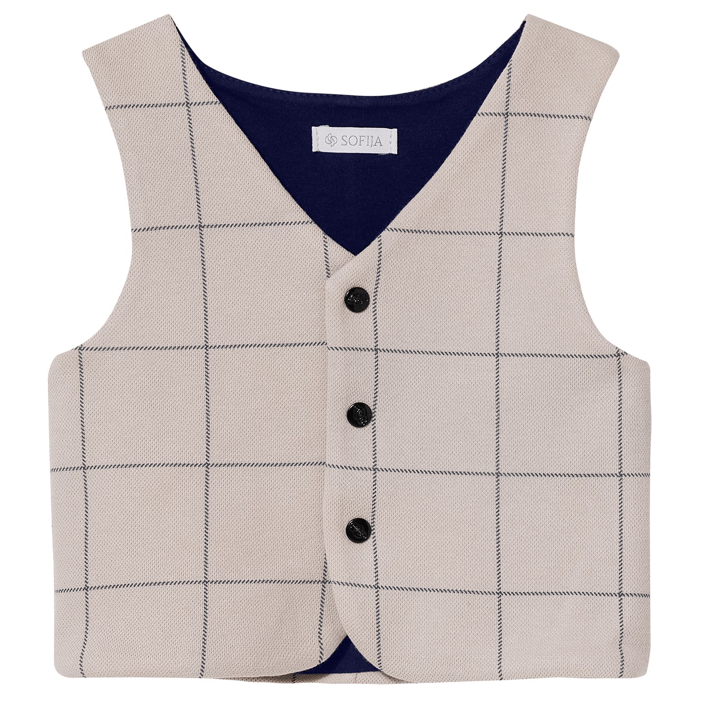 Set 3 pcs (bodysuit, vest, trousers)"SAMUEL" Grey