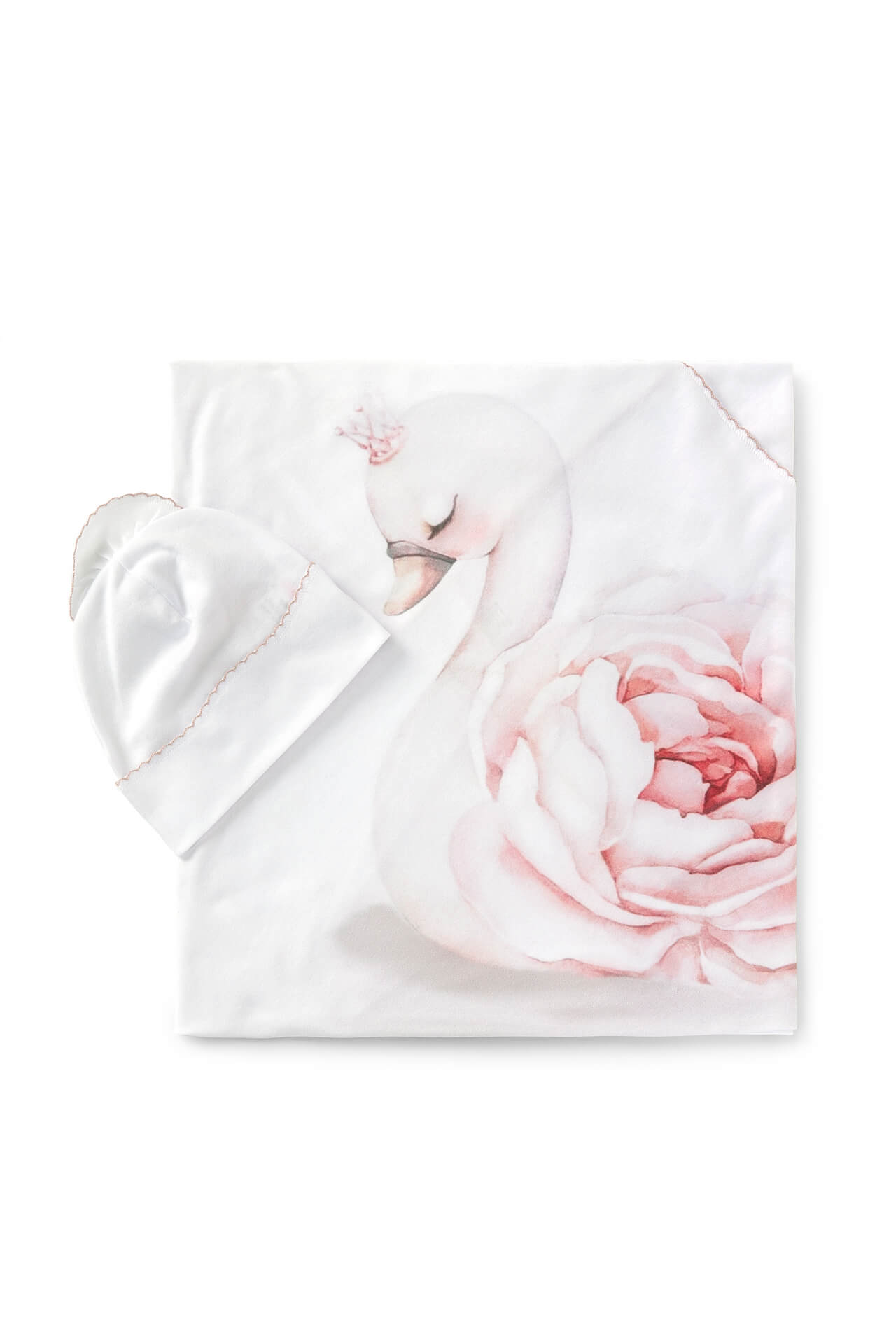 Luxury Swaddle & Hat set - Malwinka