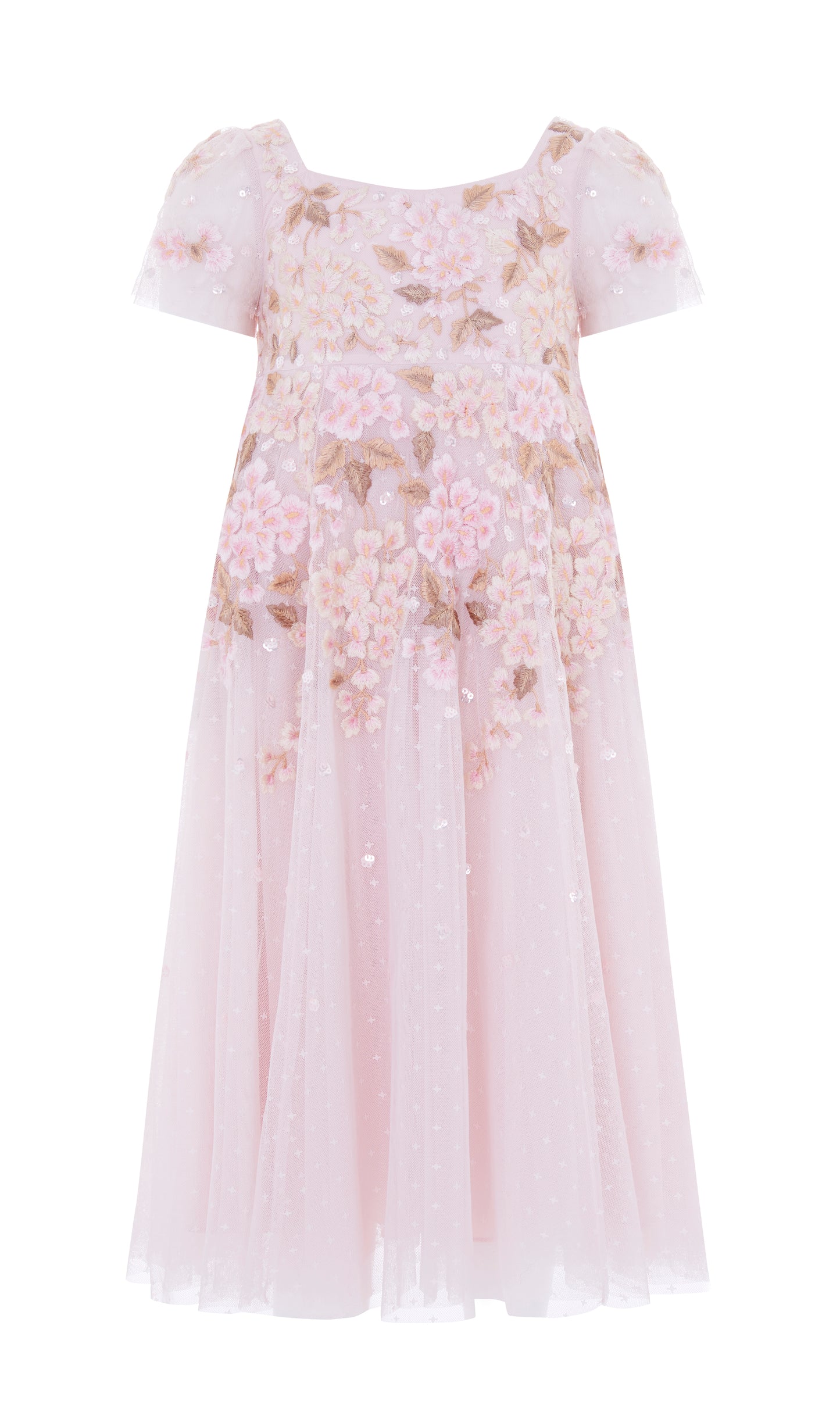 Needle & Thread: WISTERIA DOT SHORT SLEEVE KIDS GOWN