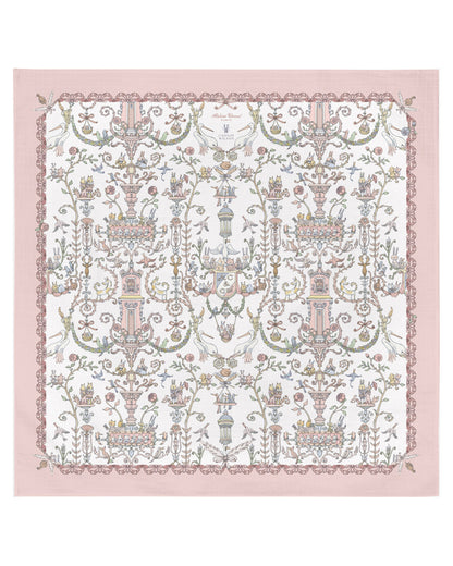 Atelier Choux Paris: Carré -Toile de Jouy Pink - Atelier Choux et Caitlin Wilson