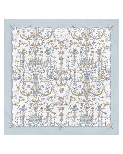 Atelier Choux Paris: Carré -Toile de Jouy Blue - Atelier Choux et Caitlin Wilson