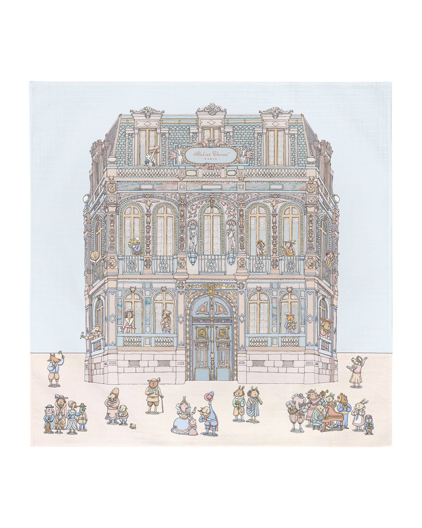 Atelier Choux Paris: Carré - Chateau Choux Swaddle