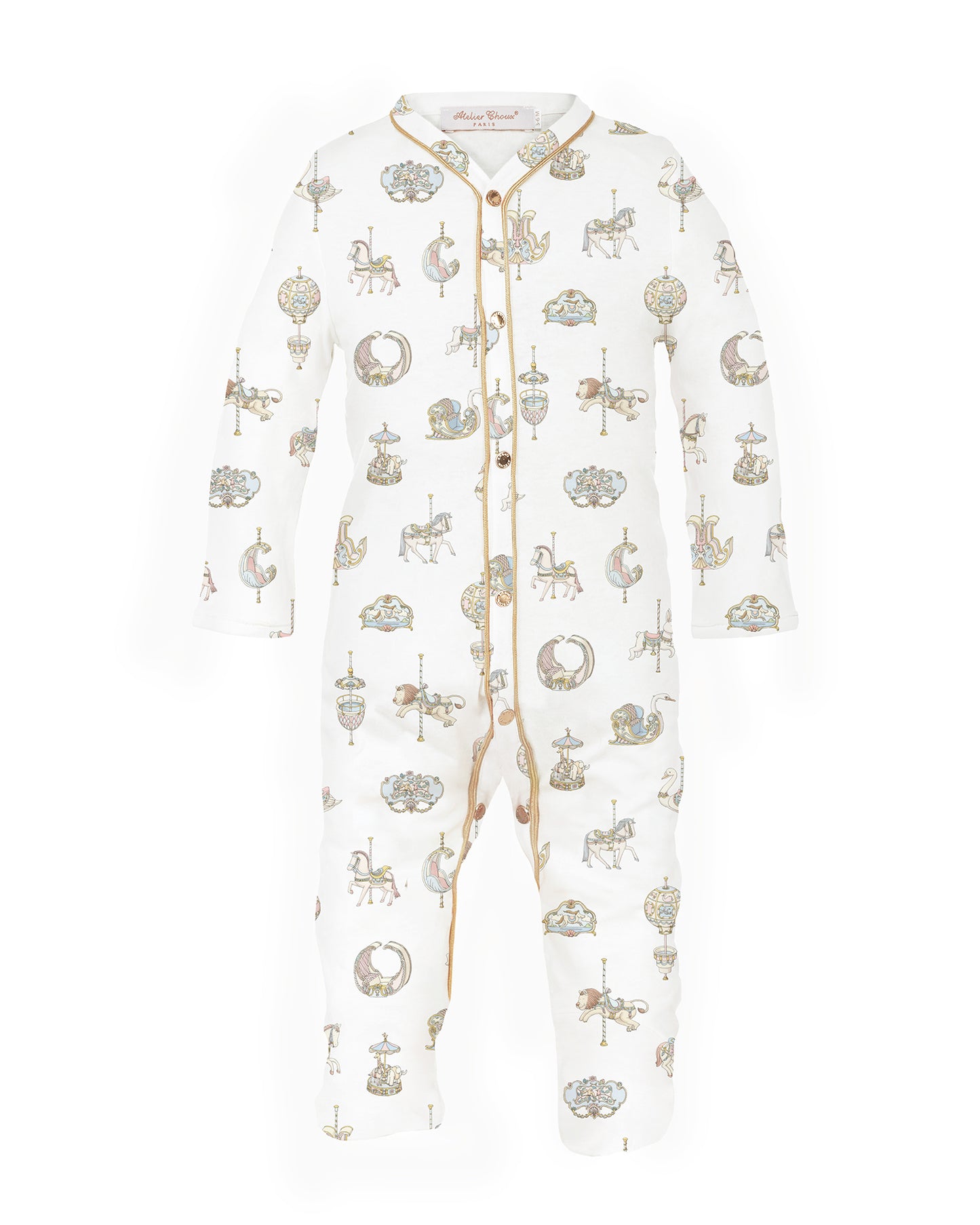 Atelier Choux Paris: Playsuit- Carousel