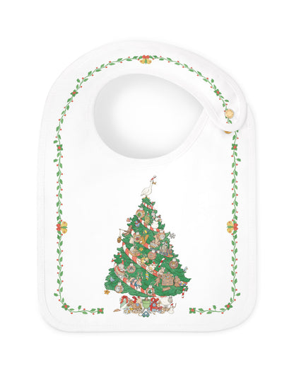 Atelier Choux Paris: Satin bib Christmas