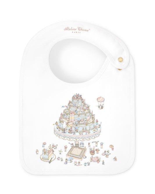 Atelier Choux Paris: Satin Bib - Le Gateau