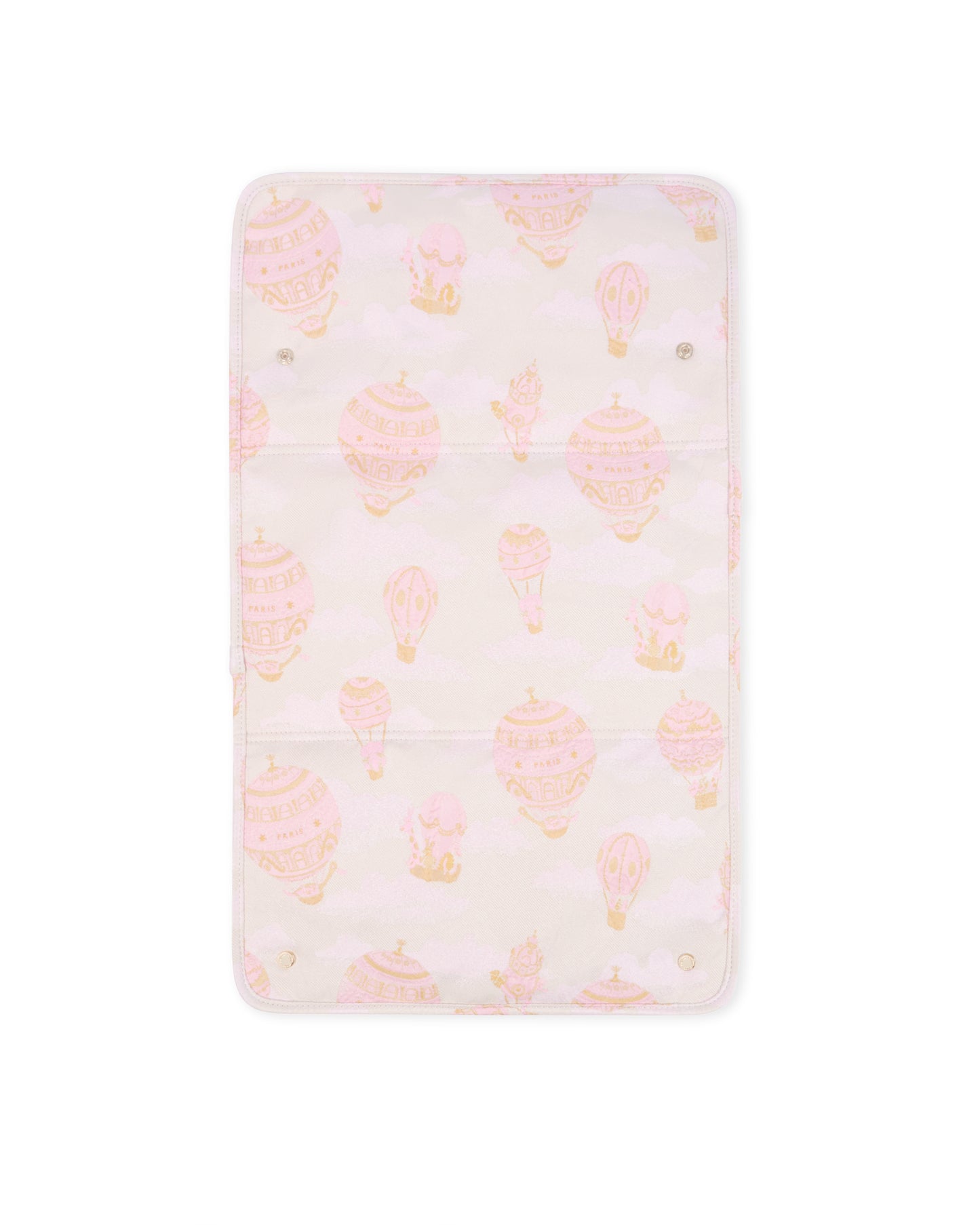 Atelier Choux Paris: Changing Bag- Hot air Balloons Jacquard Pink