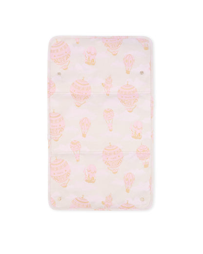 Atelier Choux Paris: Changing Bag- Hot air Balloons Jacquard Pink