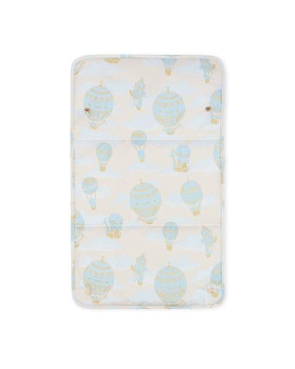 Atelier Choux Paris: Changing Bag- Hot air Balloons Jacquard Blue