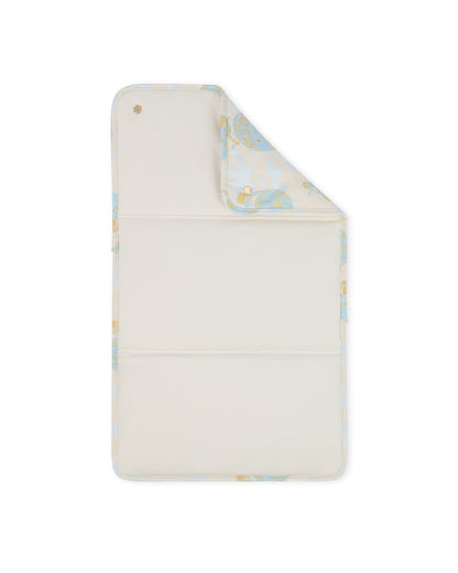 Atelier Choux Paris: Changing Bag- Hot air Balloons Jacquard Blue