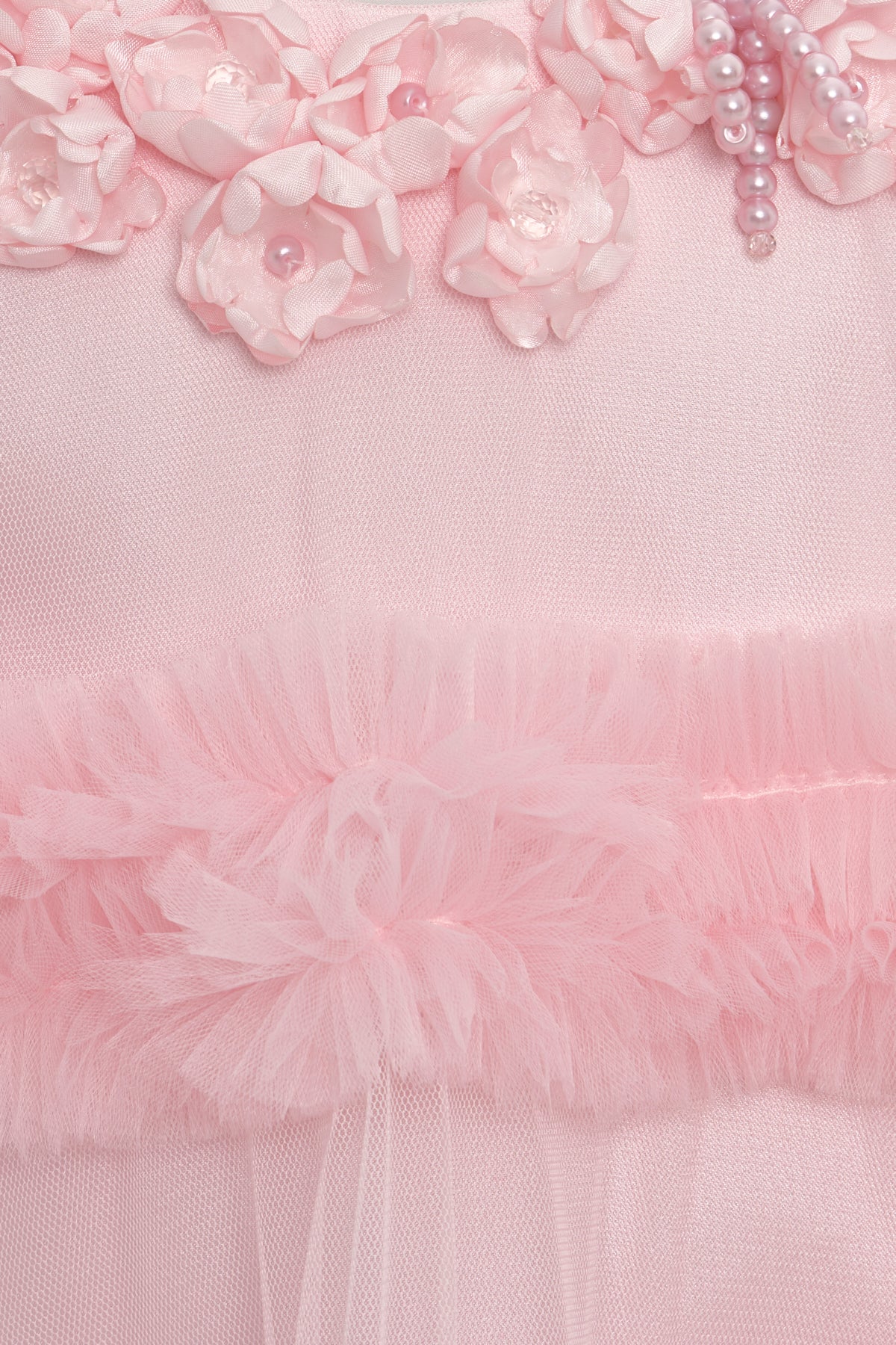 Sofia Baby Royal Tulle Ruffles Dress-Pink