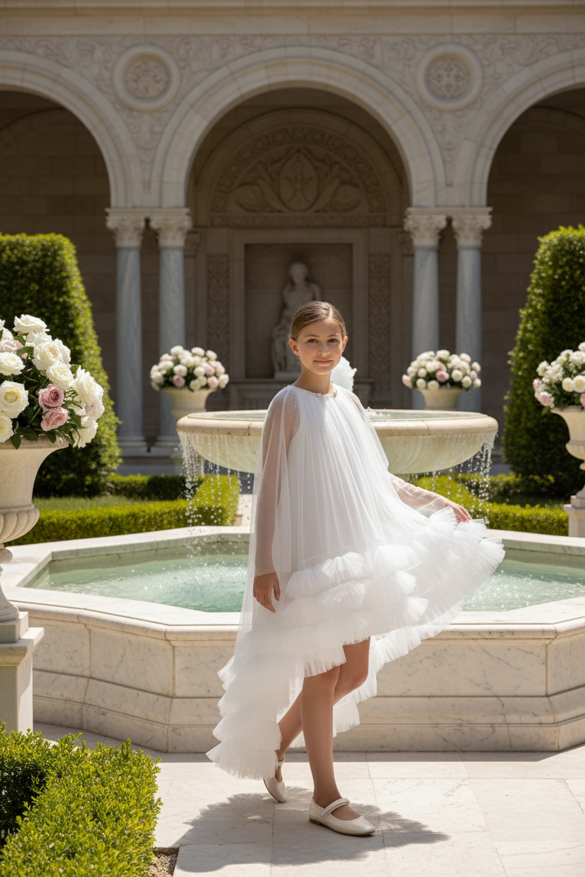 Sofia Baby Royal trail Ivory Dress