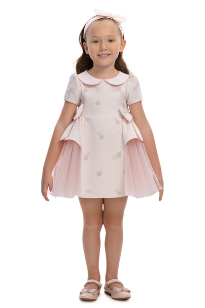 Sofia Baby Luxury tulle twin Bow Dress