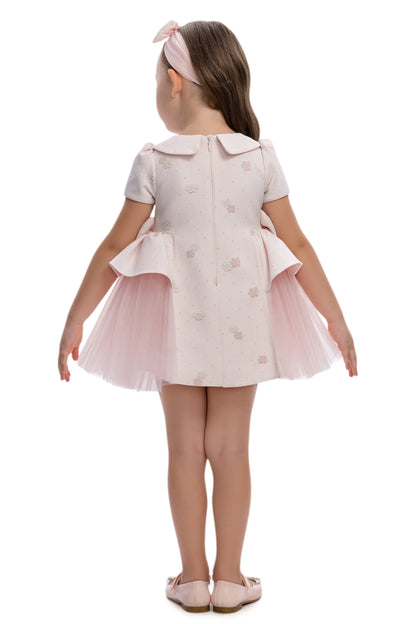 Sofia Baby Luxury tulle twin Bow Dress