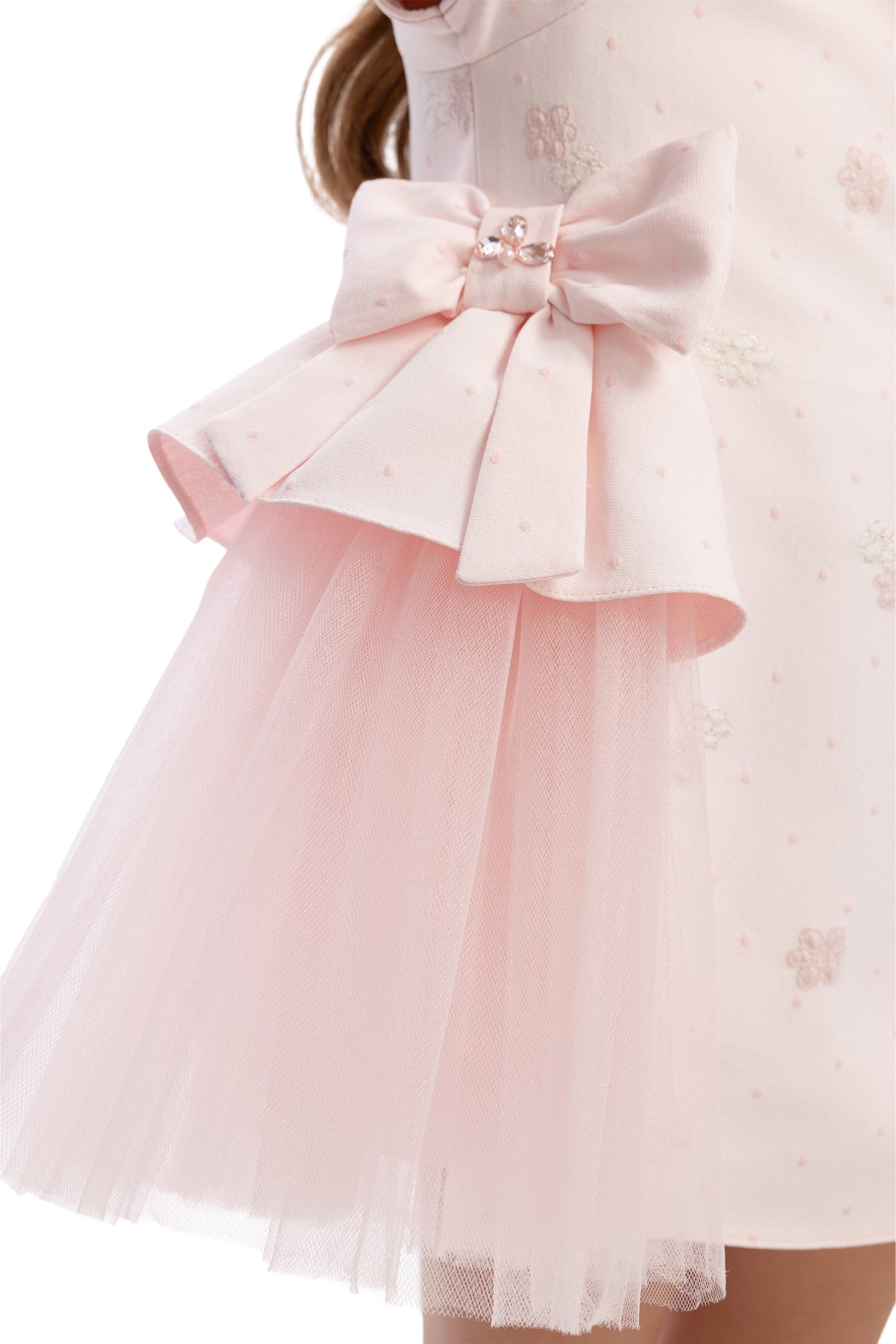 Sofia Baby Luxury tulle twin Bow Dress