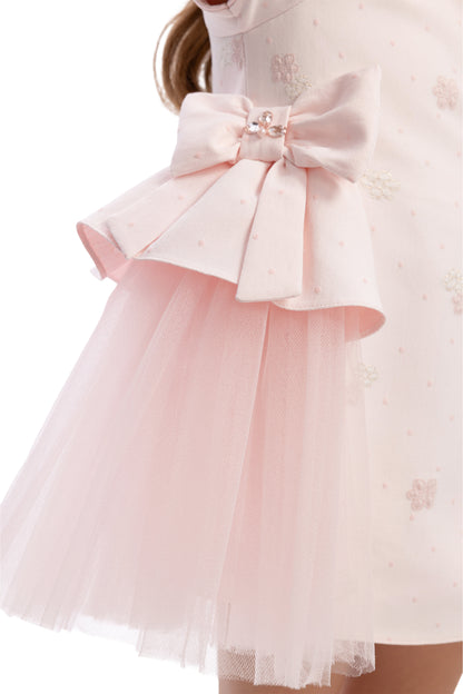 Sofia Baby Luxury tulle twin Bow Dress