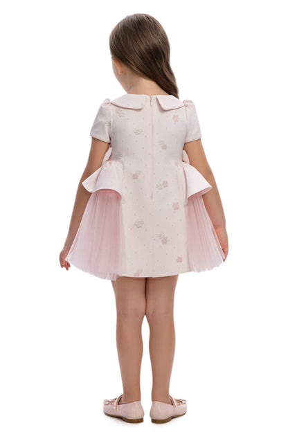 Sofia Baby Luxury tulle twin Bow Dress