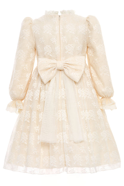 Sofia Baby Vintage Lace Dress-Ivory