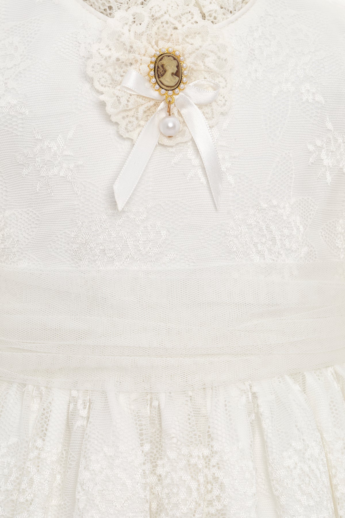 Sofia Baby Vintage Lace Dress-Ivory