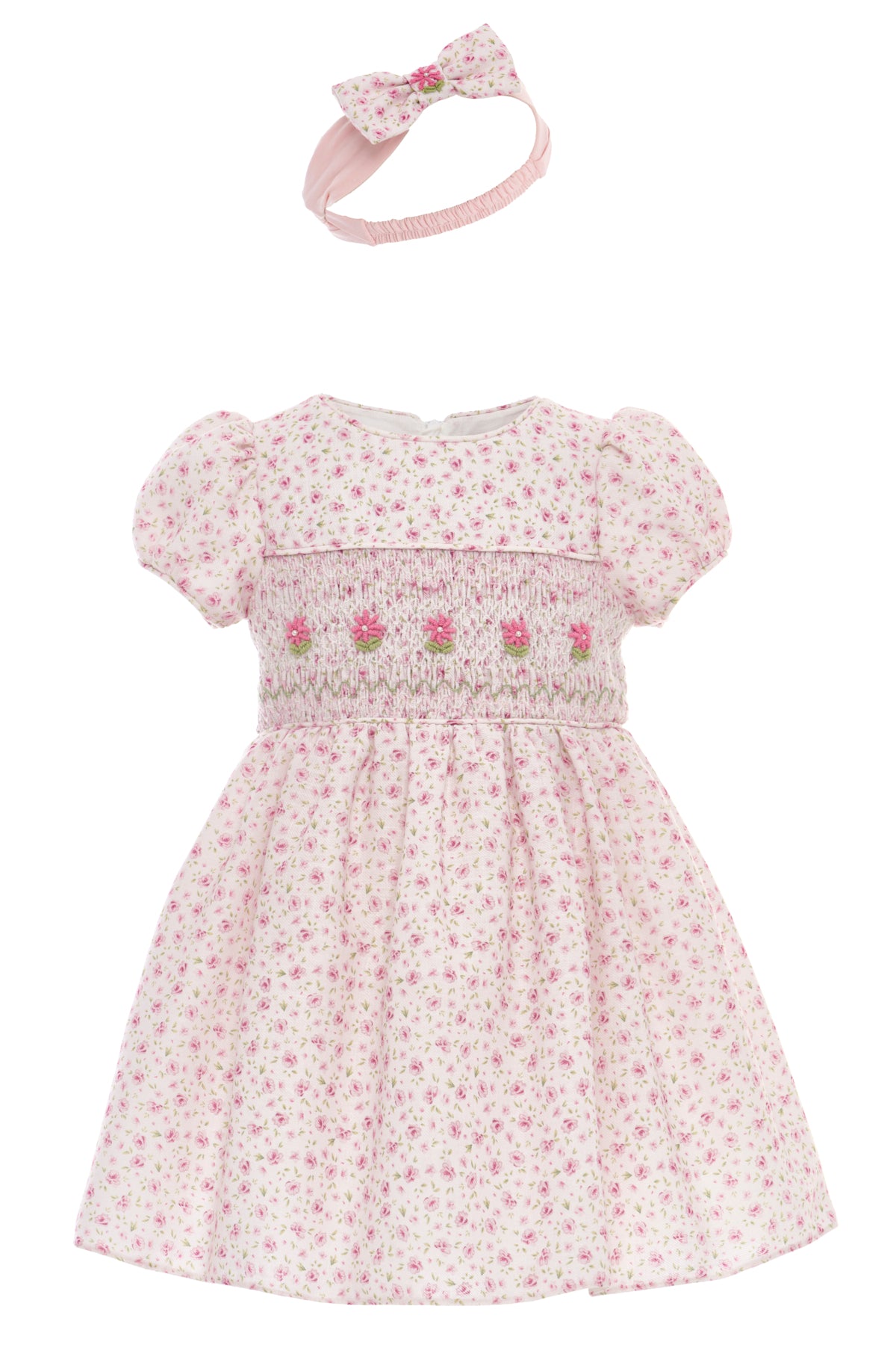 Sofia Baby Smocked floral dress