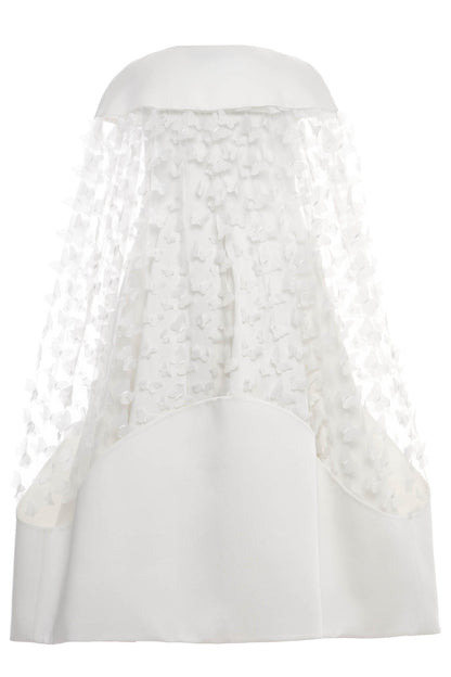 Sofia Baby Occasions: White Tulle Butterfly Cape Dress
