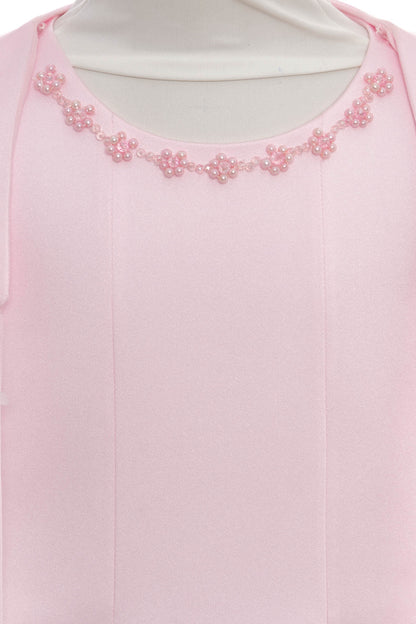 Sofia Baby Occasions: Pale Pink Tulle Butterfly Cape Dress