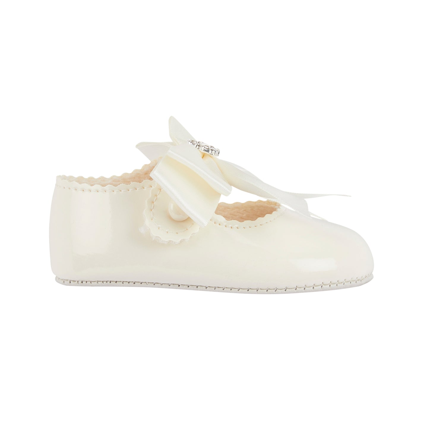 Diamante Patent Pre-Walker Shoes