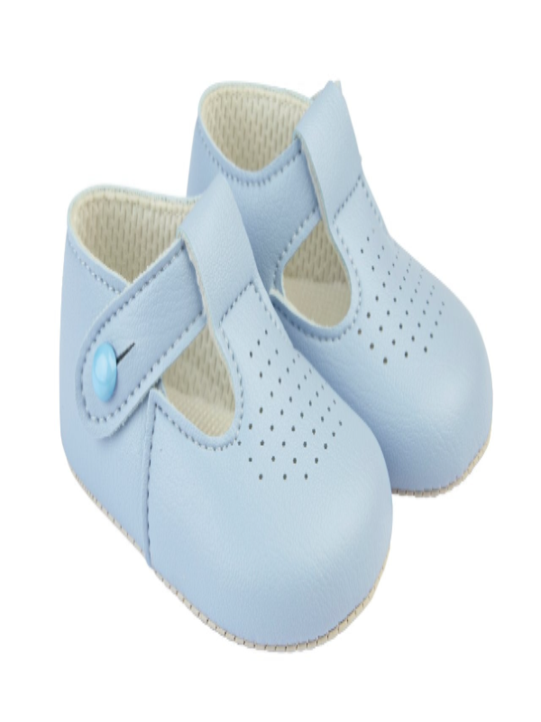 T-Bar Pre-Walker Shoes - Sky Blue