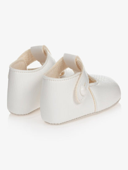 T-Bar Pre-Walker shoes - White (Unisex)