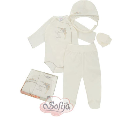 Newborn Set "AMOREK" - 4 pcs