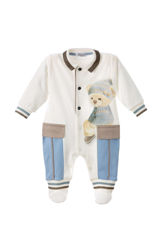 Babygrow "MICHAŁEK" signature bear print