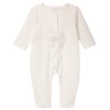 Luxury Collection: Babygrow unzipped Elif- Ivory