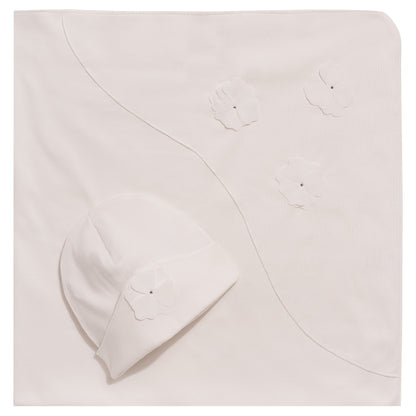 Luxury Swaddle & Hat set "CARLA"