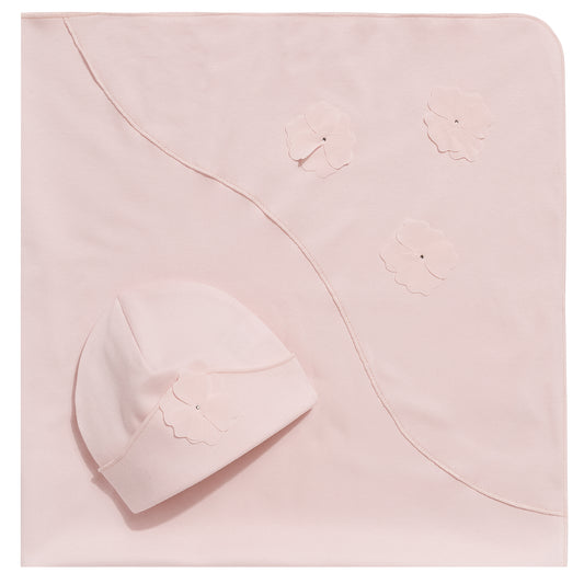 Luxury Swaddle & Hat set "CARLA"