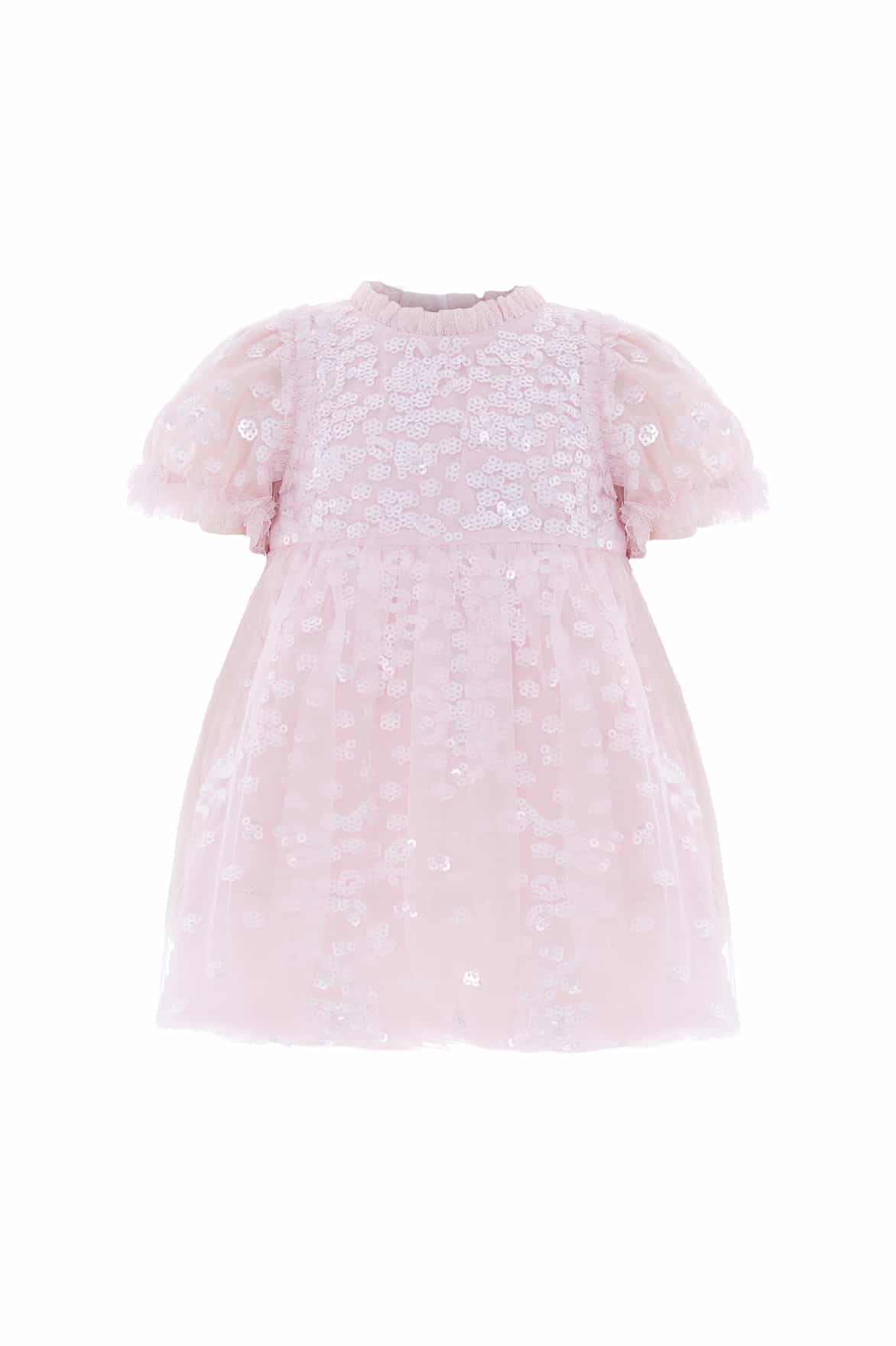 Needle & Thread : Confetti Baby Dress- Pink