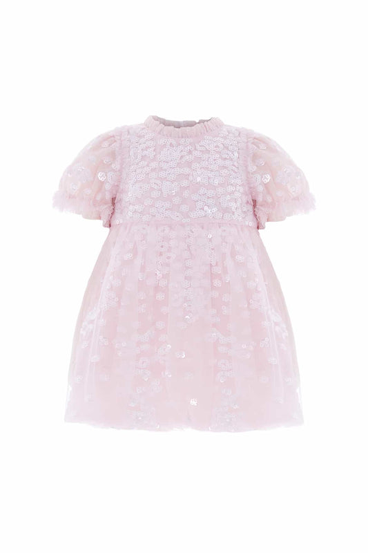 Needle & Thread : Confetti Baby Dress- Pink