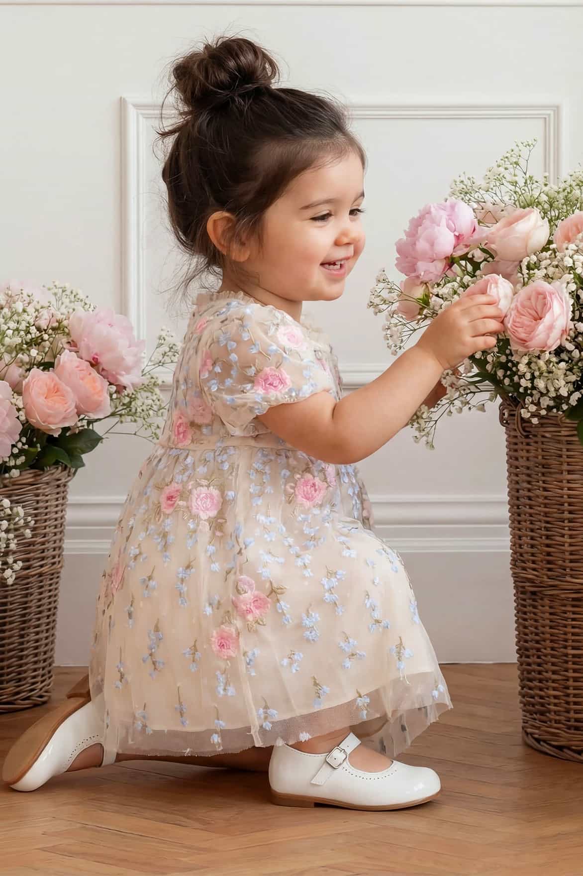 Needle & Thread: CRESSIDA EMBROIDERY BABY DRESS