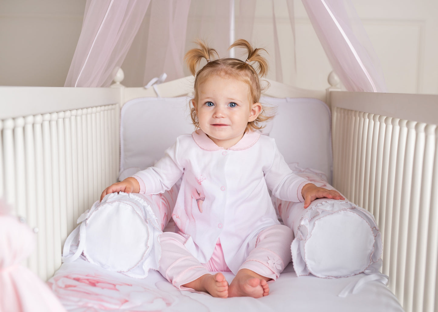 Luxury Swan Malwinka Cot Bumper - 3pcs