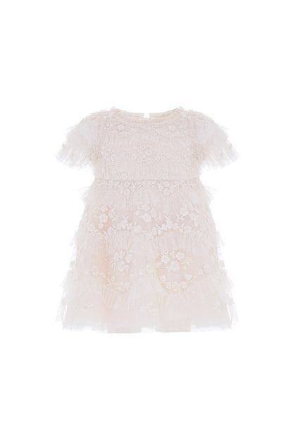 Needle & Thread :DAISY WAVE BABY DRESS CREAM